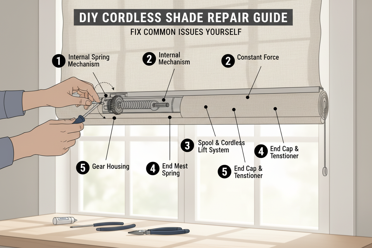 My Cordless Shades Won't Go Up: A DIY Repair Guide That Actually Works