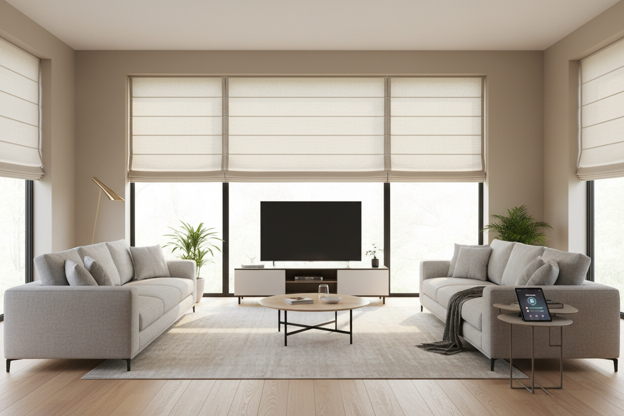 My Home Got Smarter: The Truth About Motorized Roman Shades