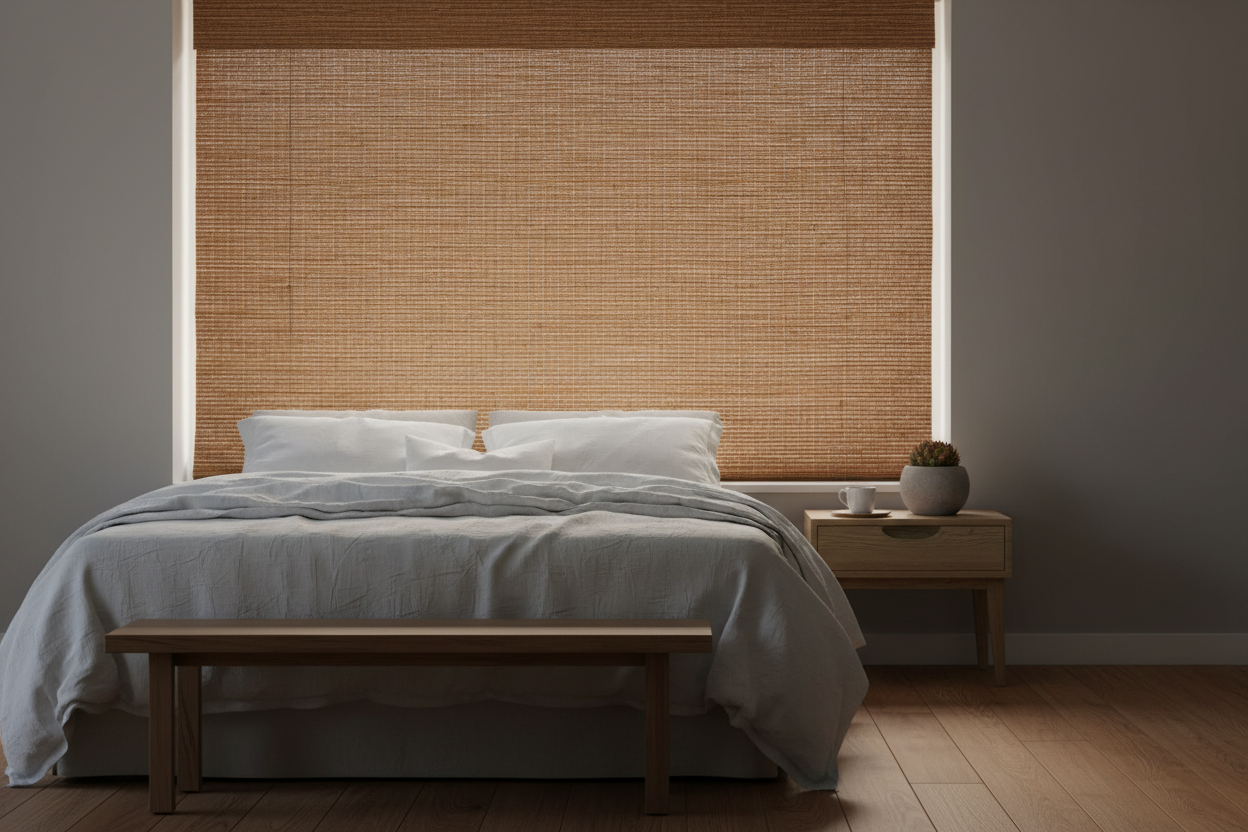 Natural Aesthetics, Perfect Sleep: The Ultimate Guide to Blackout Woven Wood Shades