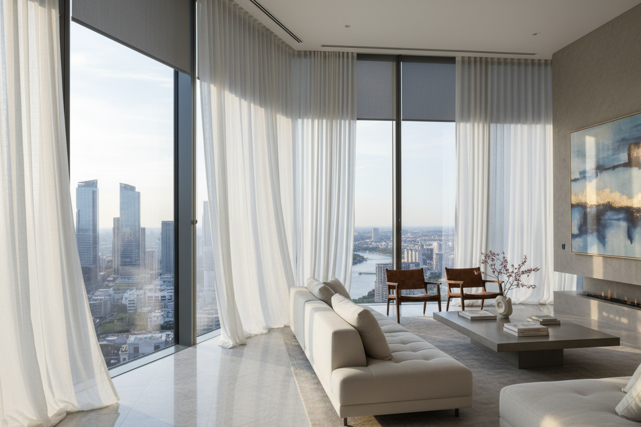 Panoramic Views, Private Spaces: Mastering the Art of Covering Oversized Windows