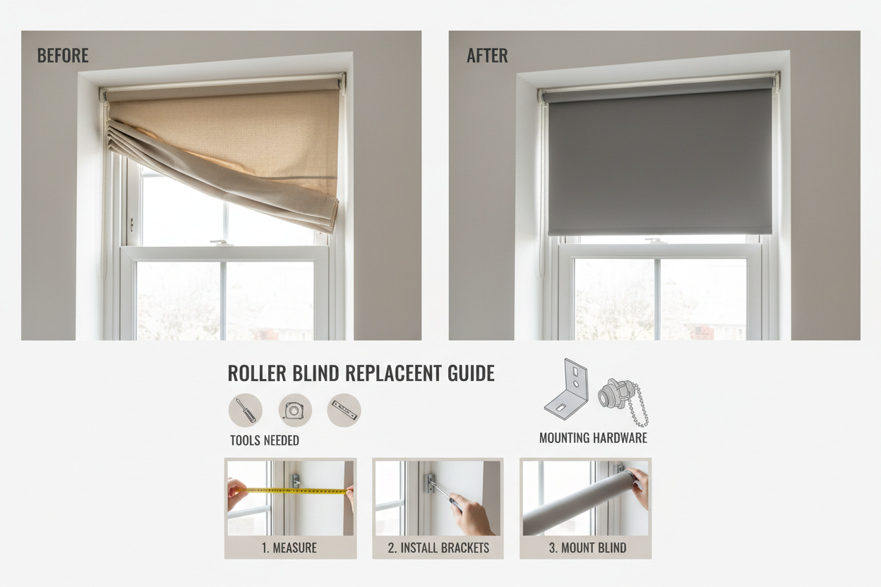 Practical Guide to Roller Blind and Shade Replacement