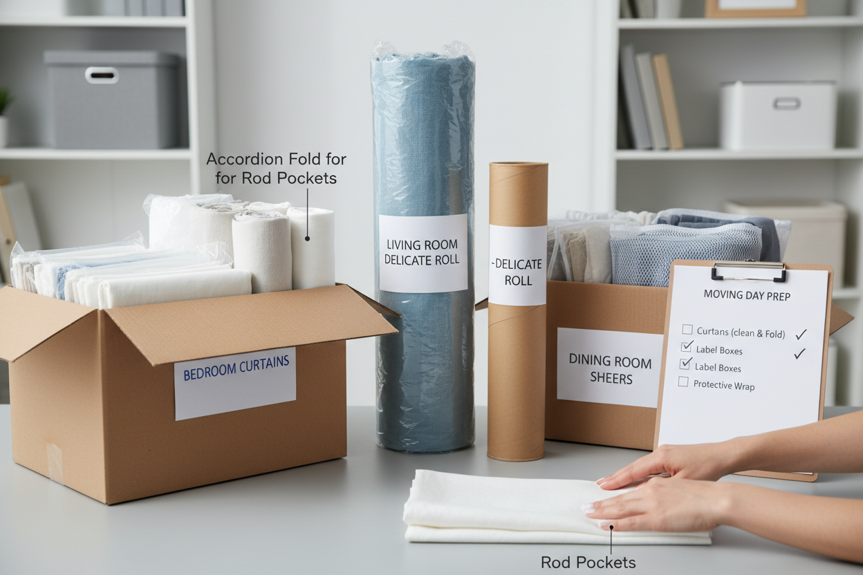 Practical Tips for Moving Curtains with Ease and Efficiency