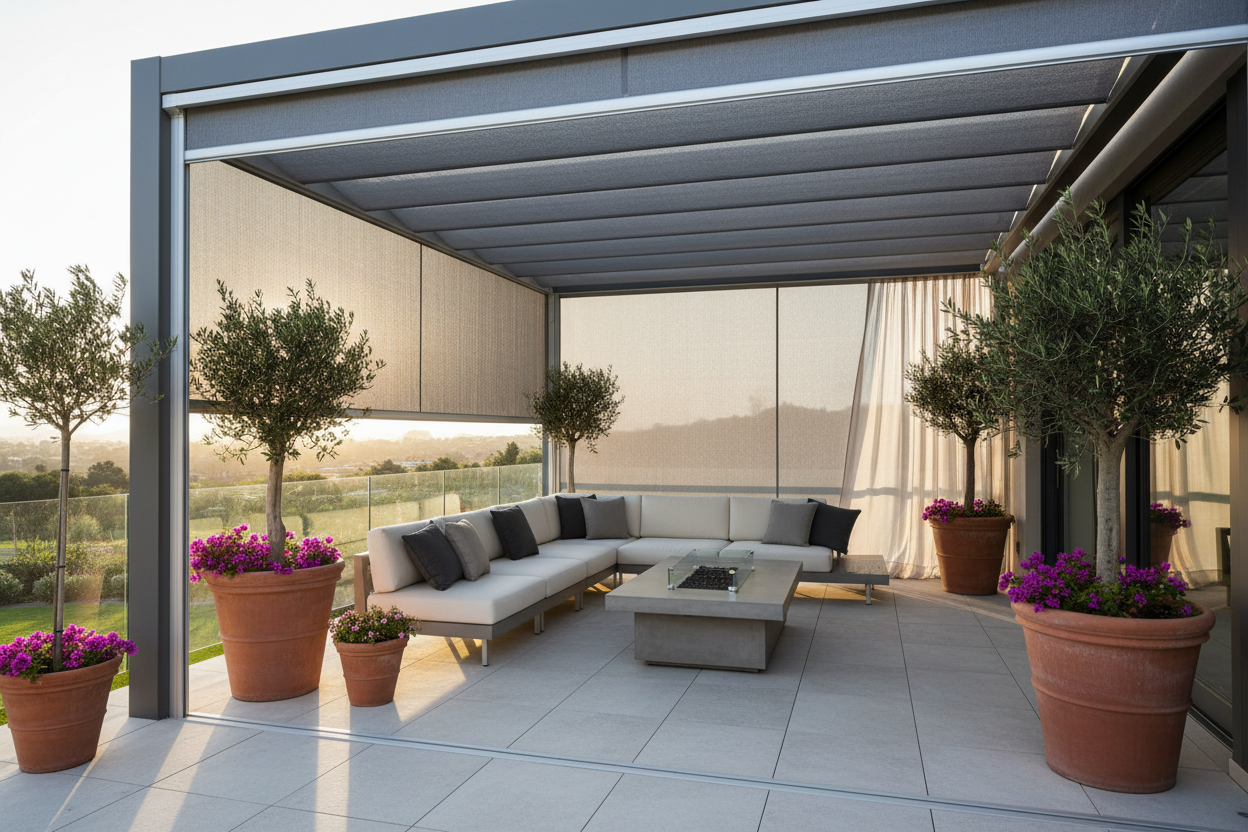 Reclaim Your Patio: A Complete Guide to Wind-Resistant Track Shades