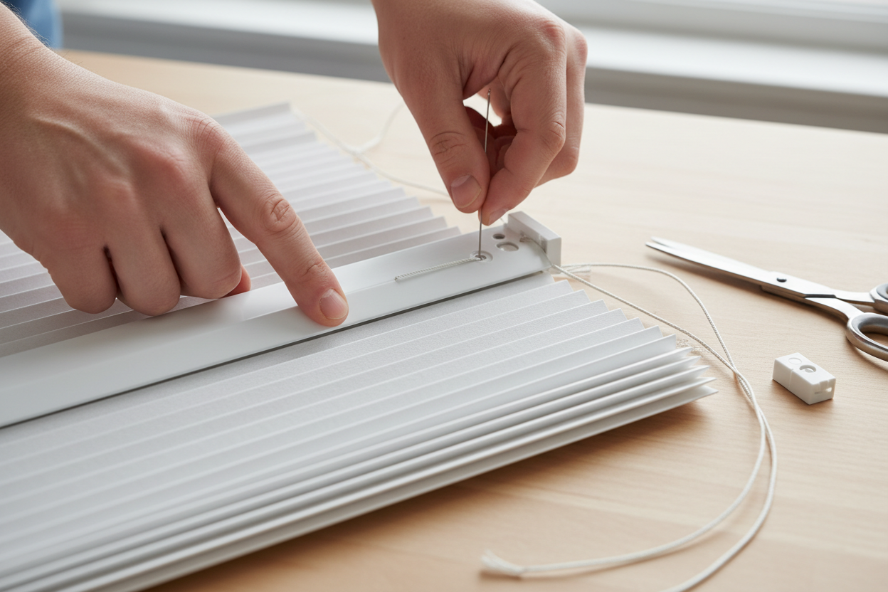 Save Your View: A Practical Guide to Restringing Pleated Shades