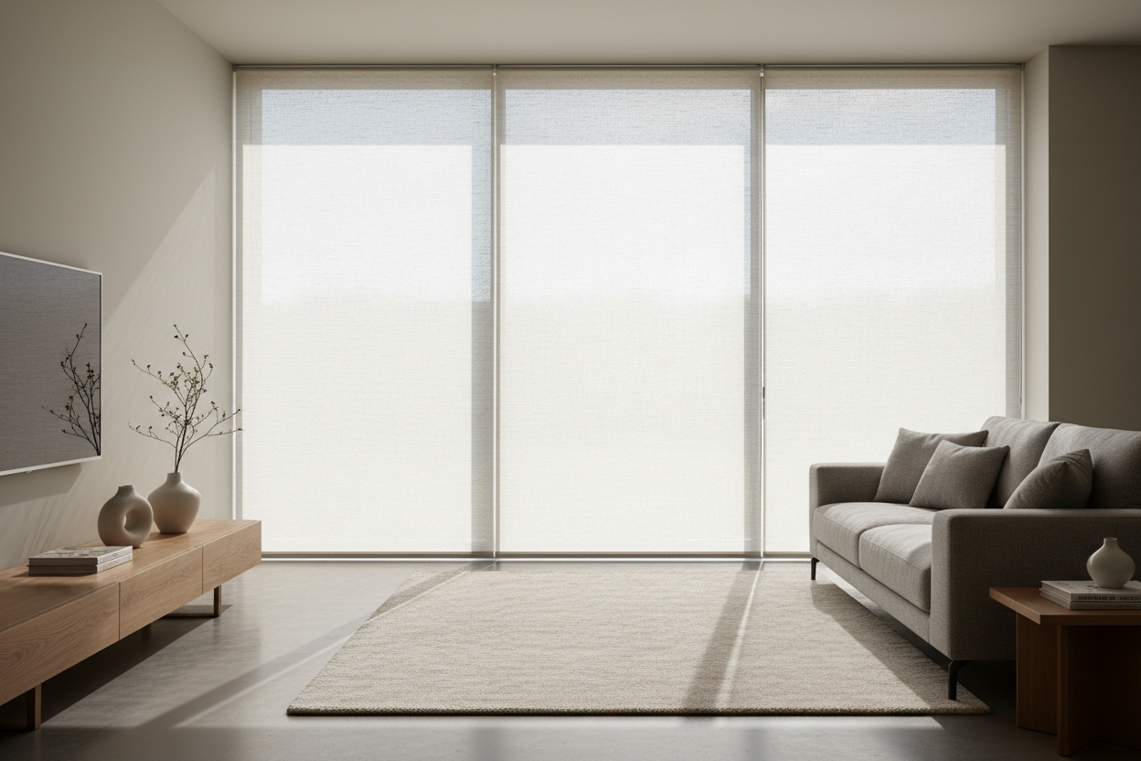 Semi-Sheer Blinds for Elegant Light Control and Privacy
