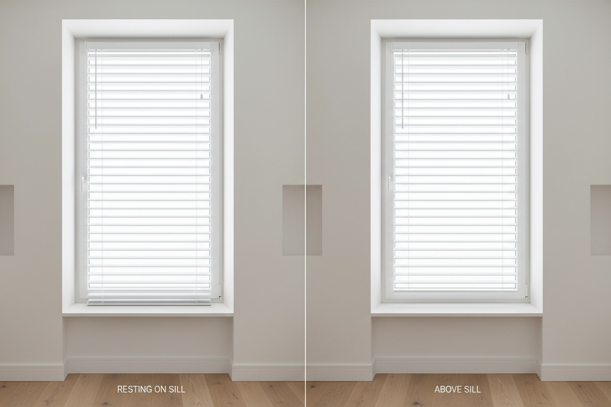 Should Blinds Rest on the Window Sill or Hang Above?
