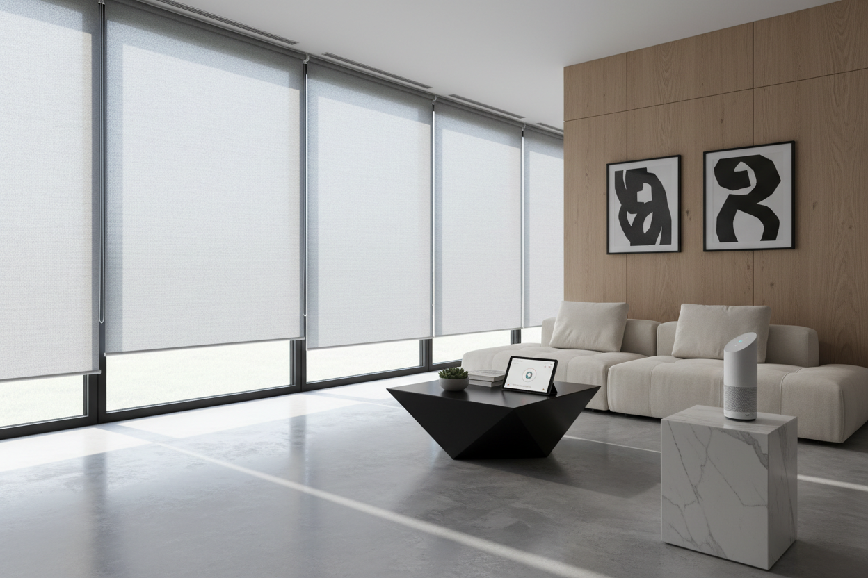 Smart Blinds Compatible with Google Home for Modern Living