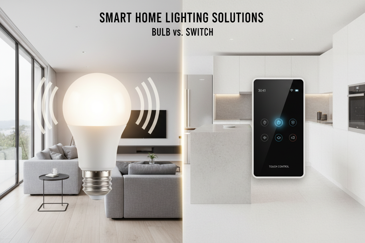 Smart Bulb or Smart Switch? Here’s the Setup That Actually Works in Real Homes