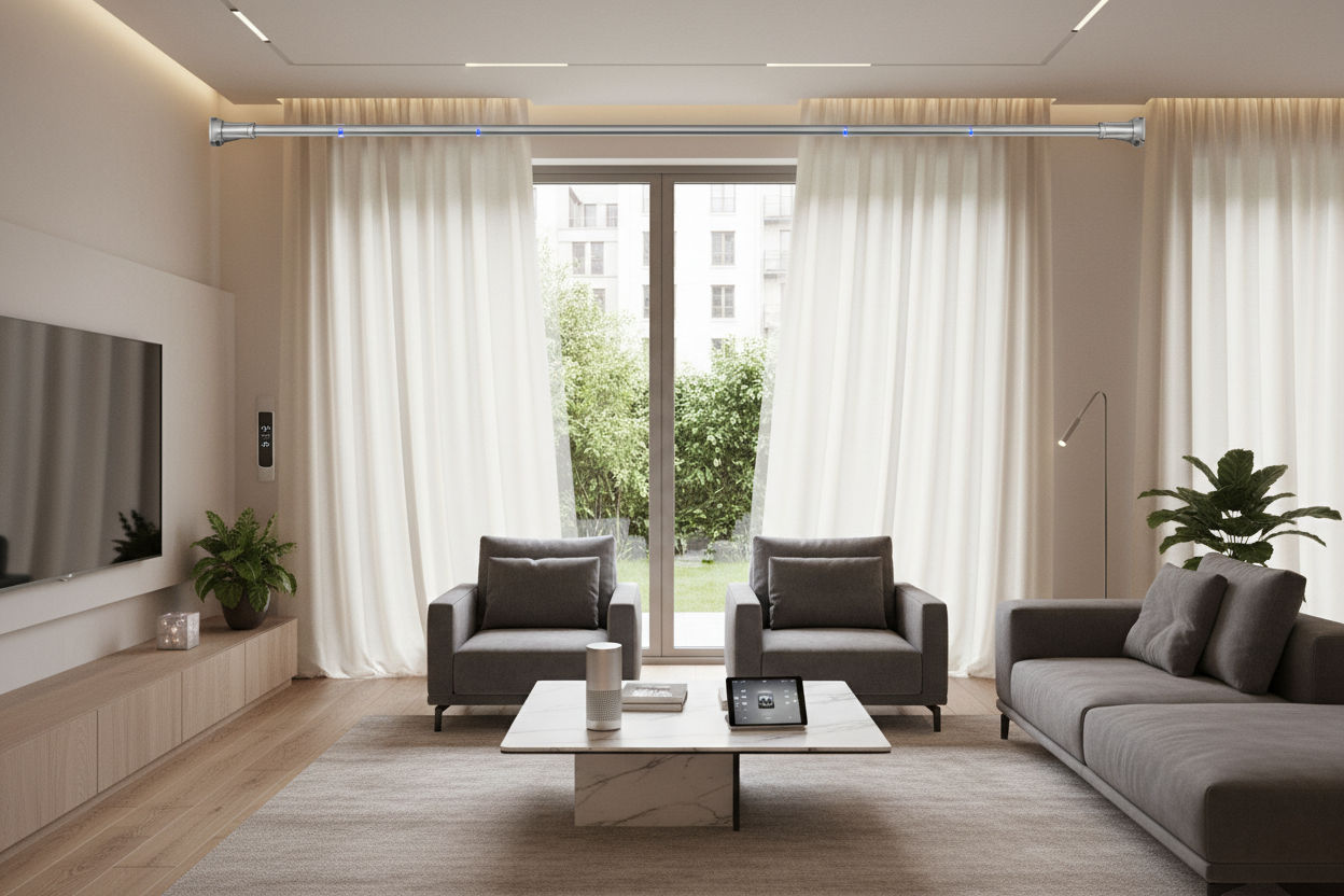 Smart Living Made Easy: Choosing the Right Motorized Curtain Rod for Your Home