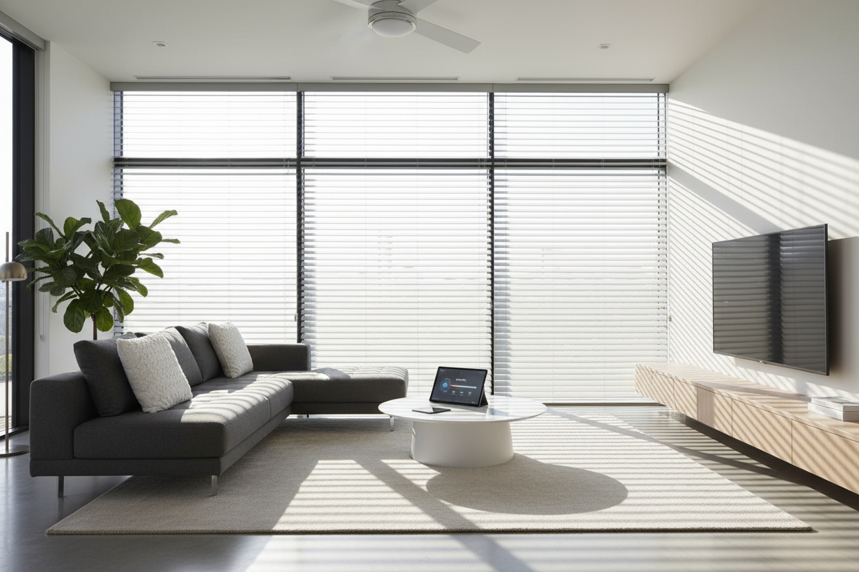 Smart Living Made Easy with Electric Motorized Blinds