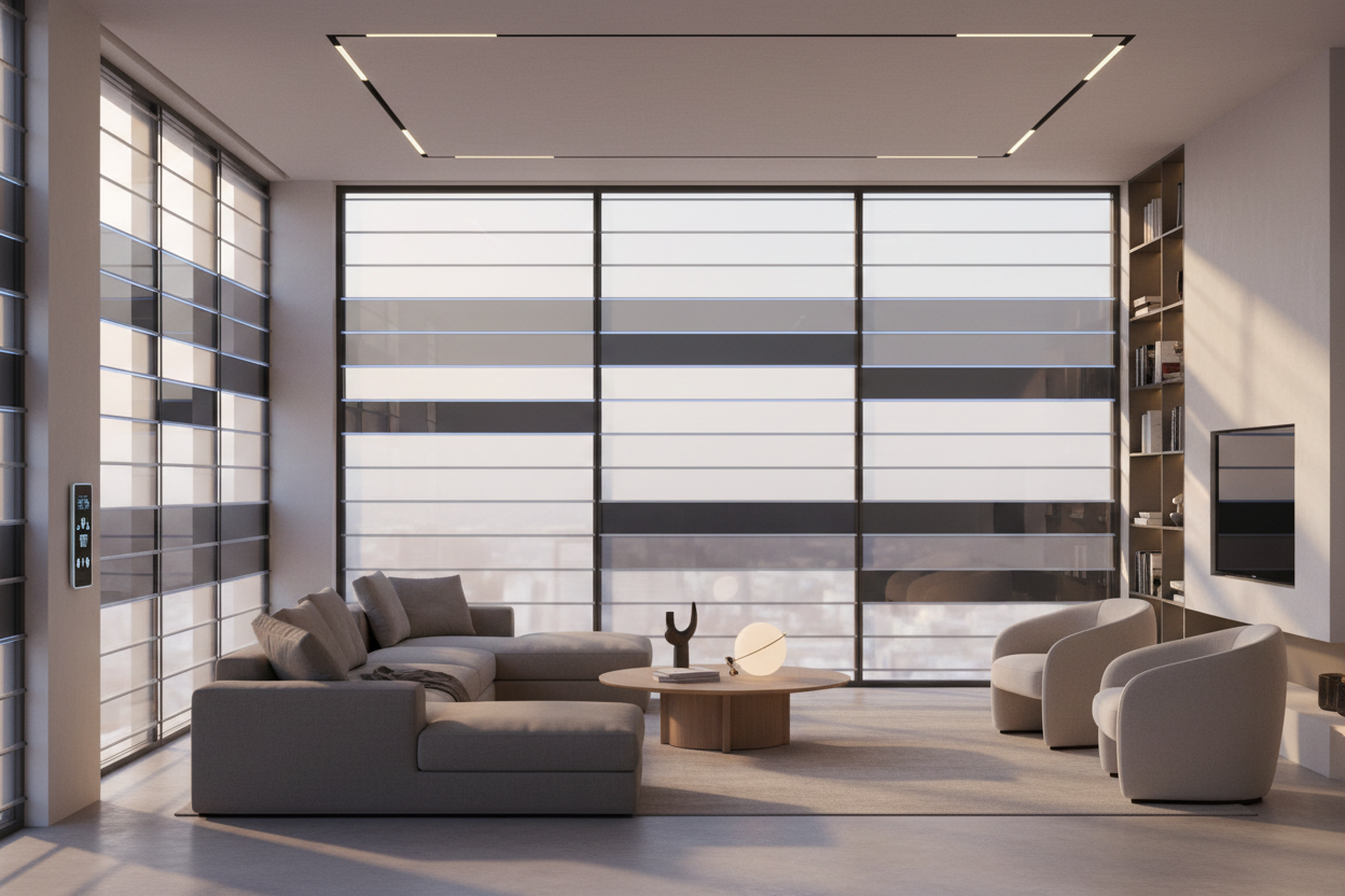 Smart Living Made Easy with LCD Window Blinds