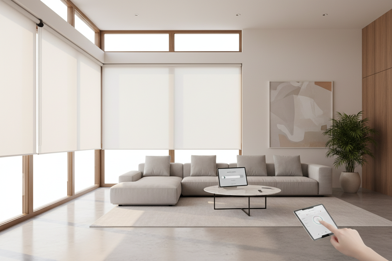 Smart Living Made Simple with Electric Roller Shades