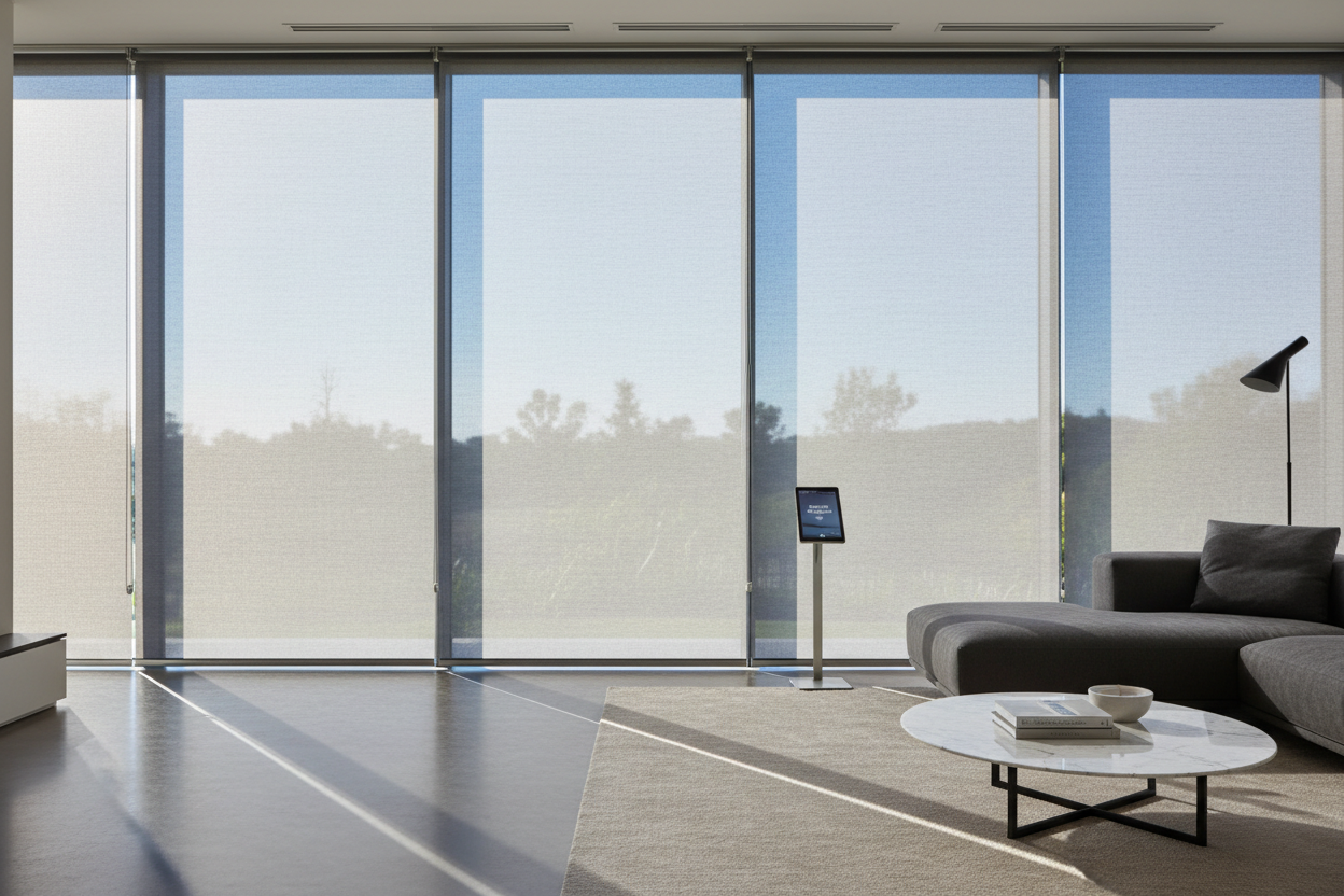 Smart Solar Shades: Effortless Sun Control