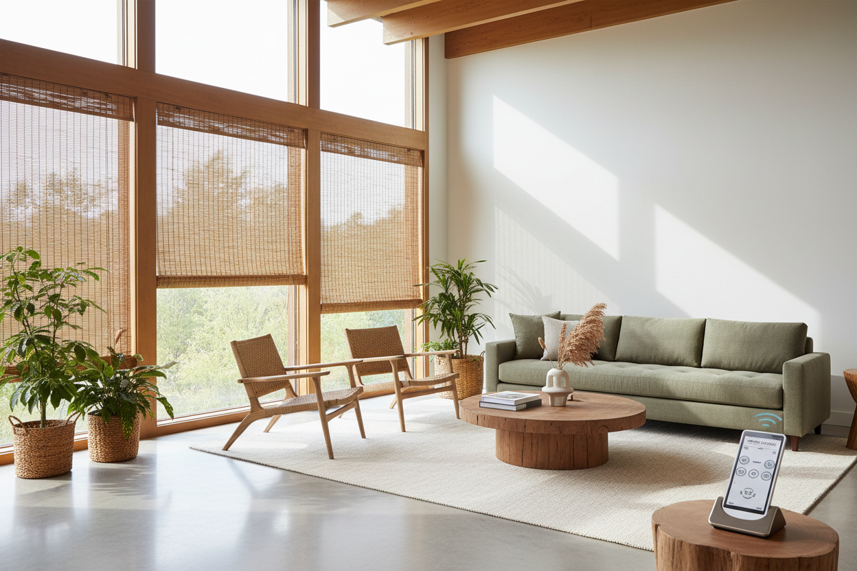Smart & Sustainable: Why I Chose Motorized Bamboo Shades