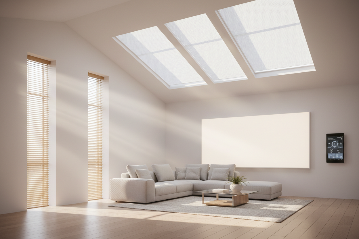 Smart Ways to Control Sunlight Through Your Skylight