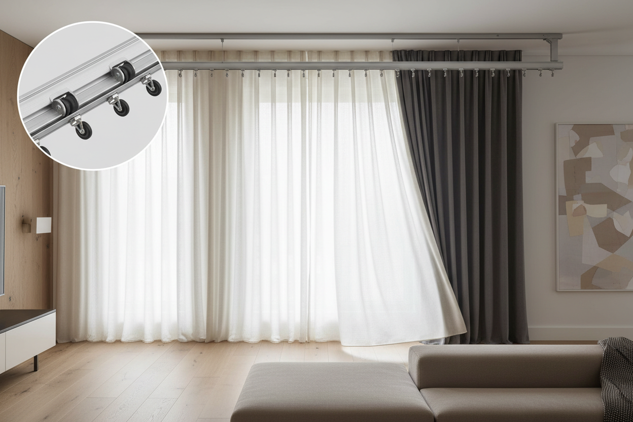 Smooth, Silent Curtains: How to Choose the Right Sliding Track System for Any Room