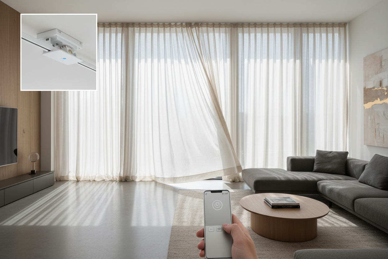 Smoother Curtains, Smarter Rooms: A Practical Guide to Motorized Ceiling Curtain Tracks