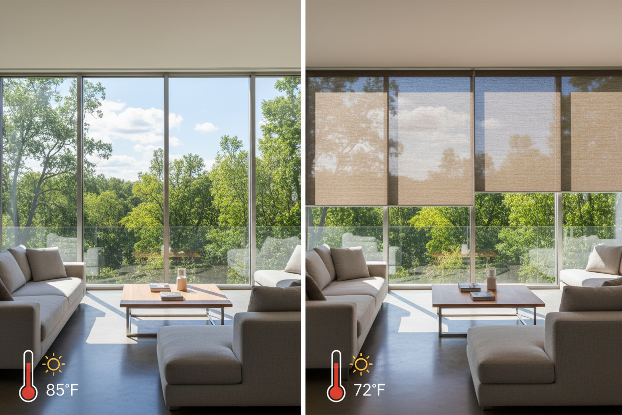 Solar Shades Reviewed: Do They Really Reduce Heat Without Blocking the View?