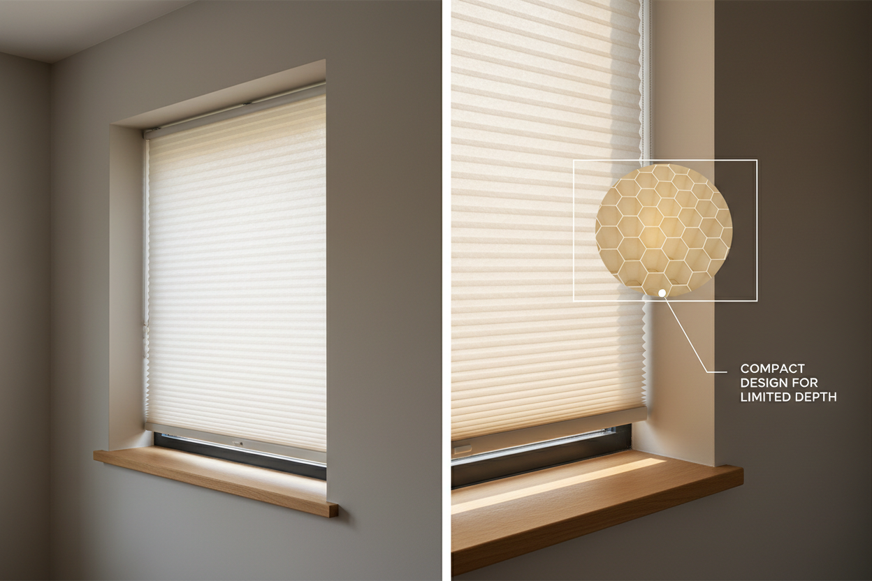 Solving the Shallow Depth Dilemma: A Guide to Sleek Cellular Shades