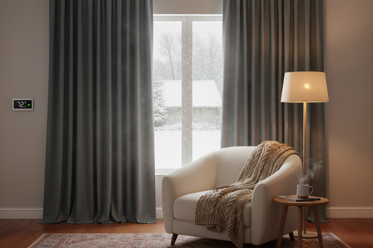Stay Warm and Save Energy: Choosing the Best Thermal Curtains for Winter Comfort