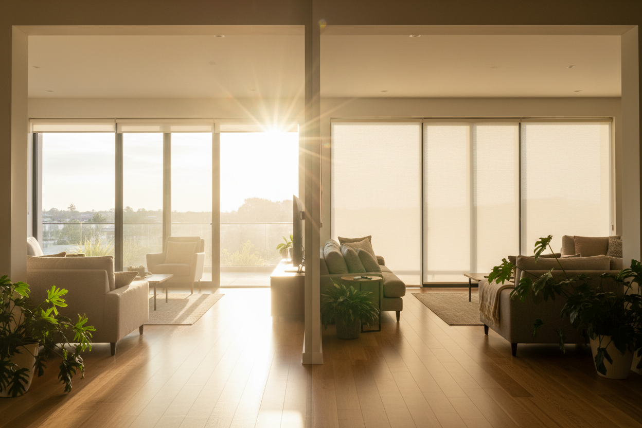 Stop Baking Behind the Glass: A Practical Guide to Solar Shades for Sliding Doors