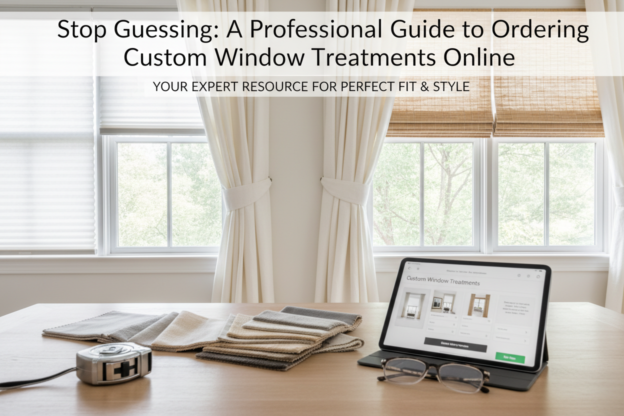 Stop Guessing: A Professional Guide to Ordering Custom Window Treatments Online
