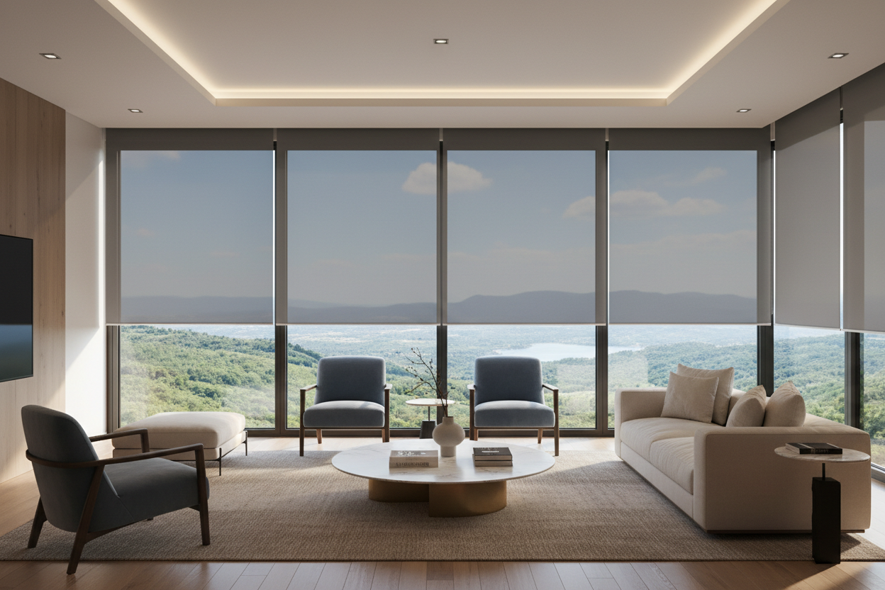 Stop the Glare, Keep the View: A Guide to Selecting High-Performance Solar Shades