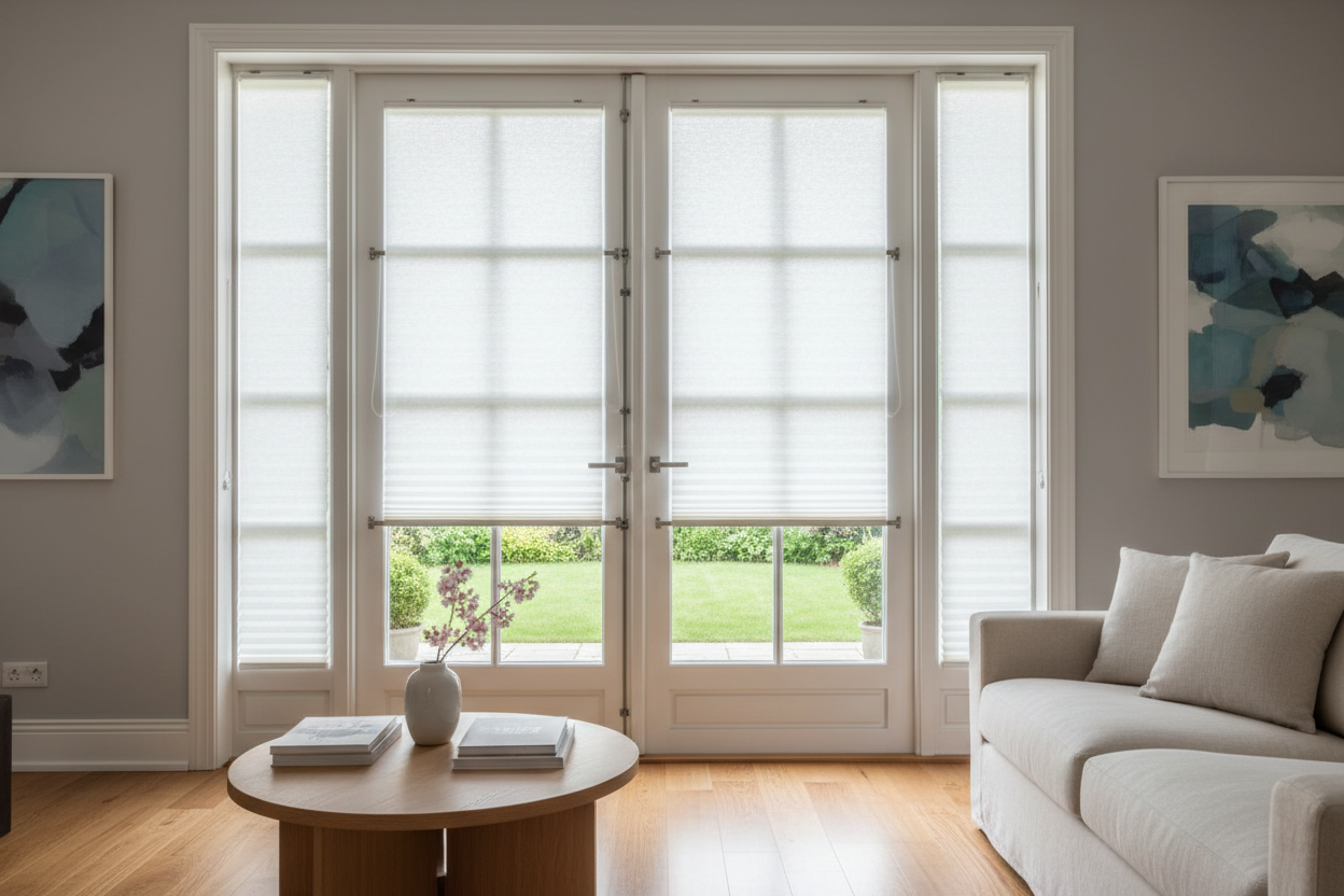 Stop the Swing: The Ultimate Guide to French Door Shades That Actually Stay Put