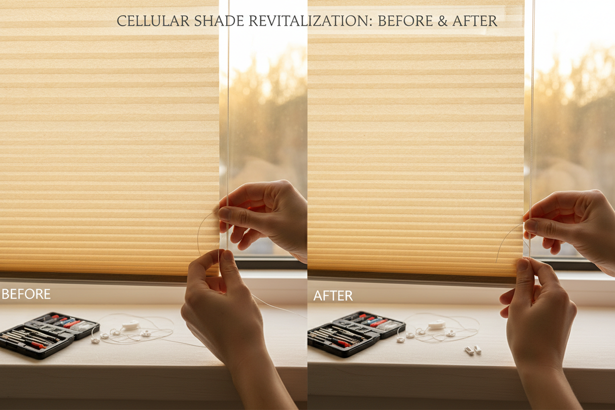 Stuck in the Dark? Here is How to Revive Your Cellular Shades