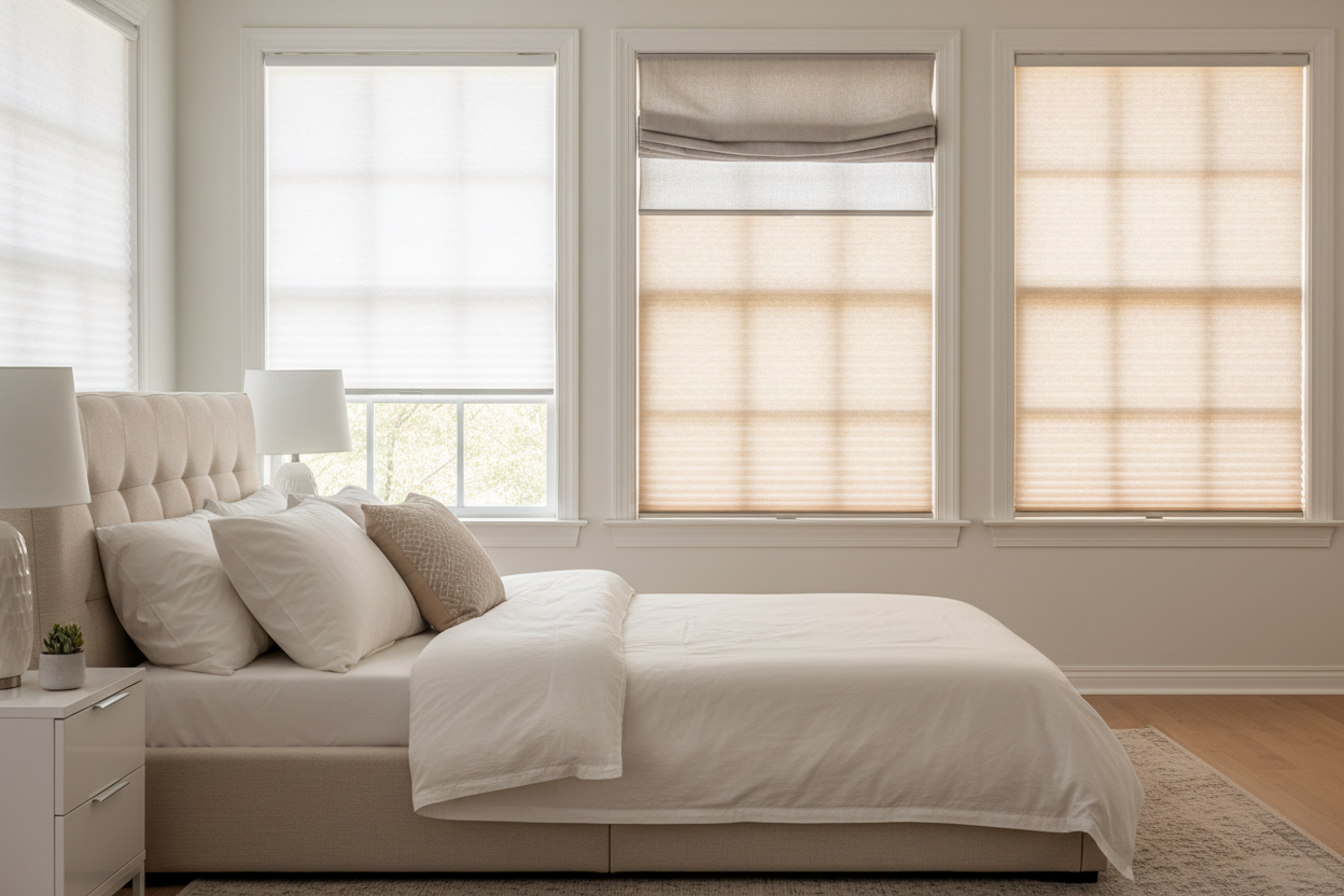 Stylish and Practical Choices for Bedroom Window Shades