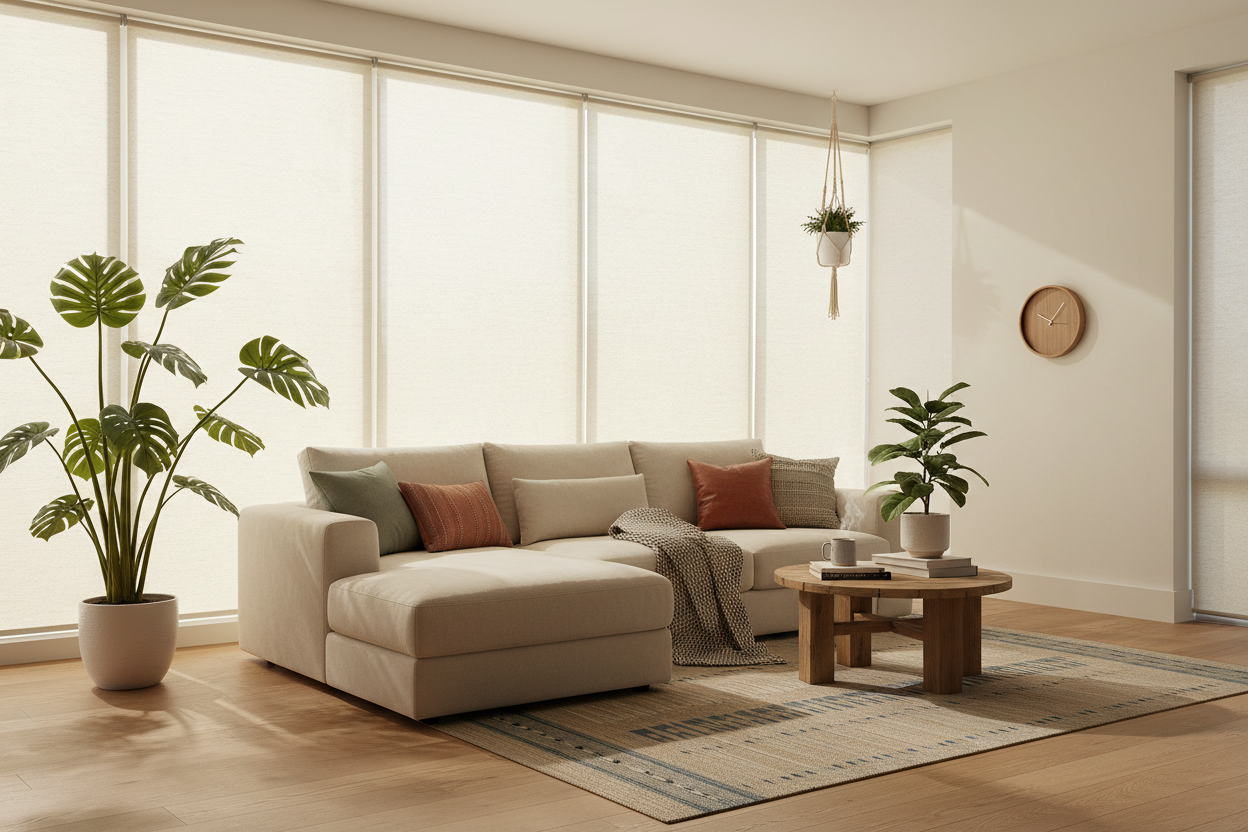 Sunlight Without the Heat: A Real Look at Living with Cordless Solar Shades