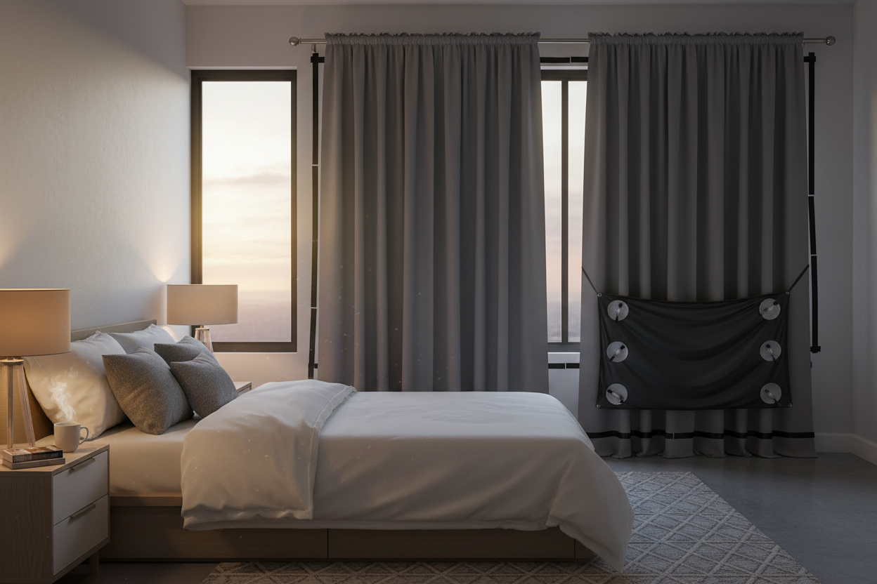 The Renter’s Guide to Total Darkness: How to Block Light Without Drilling