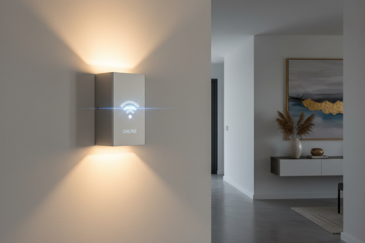 The Smart Upgrade Your Hallway Needs: Why a WiFi Wall Light Beats a Basic Sconce