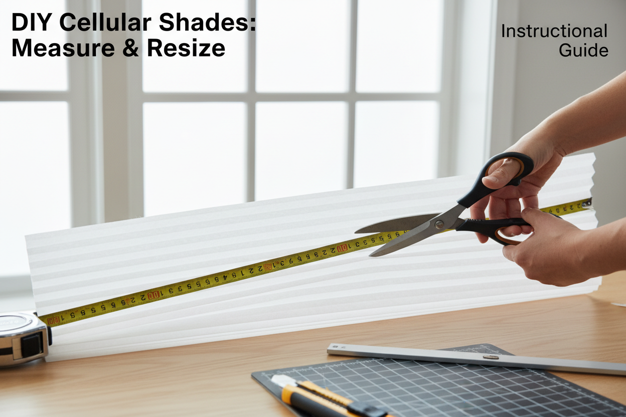 Too Long or Too Wide? The DIY Guide to Resizing Levolor Cellular Shades