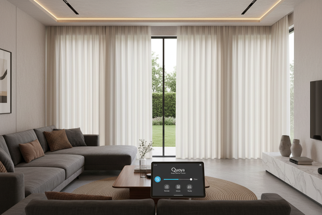 Transform Your Home with the Quoya Smart Drapery System