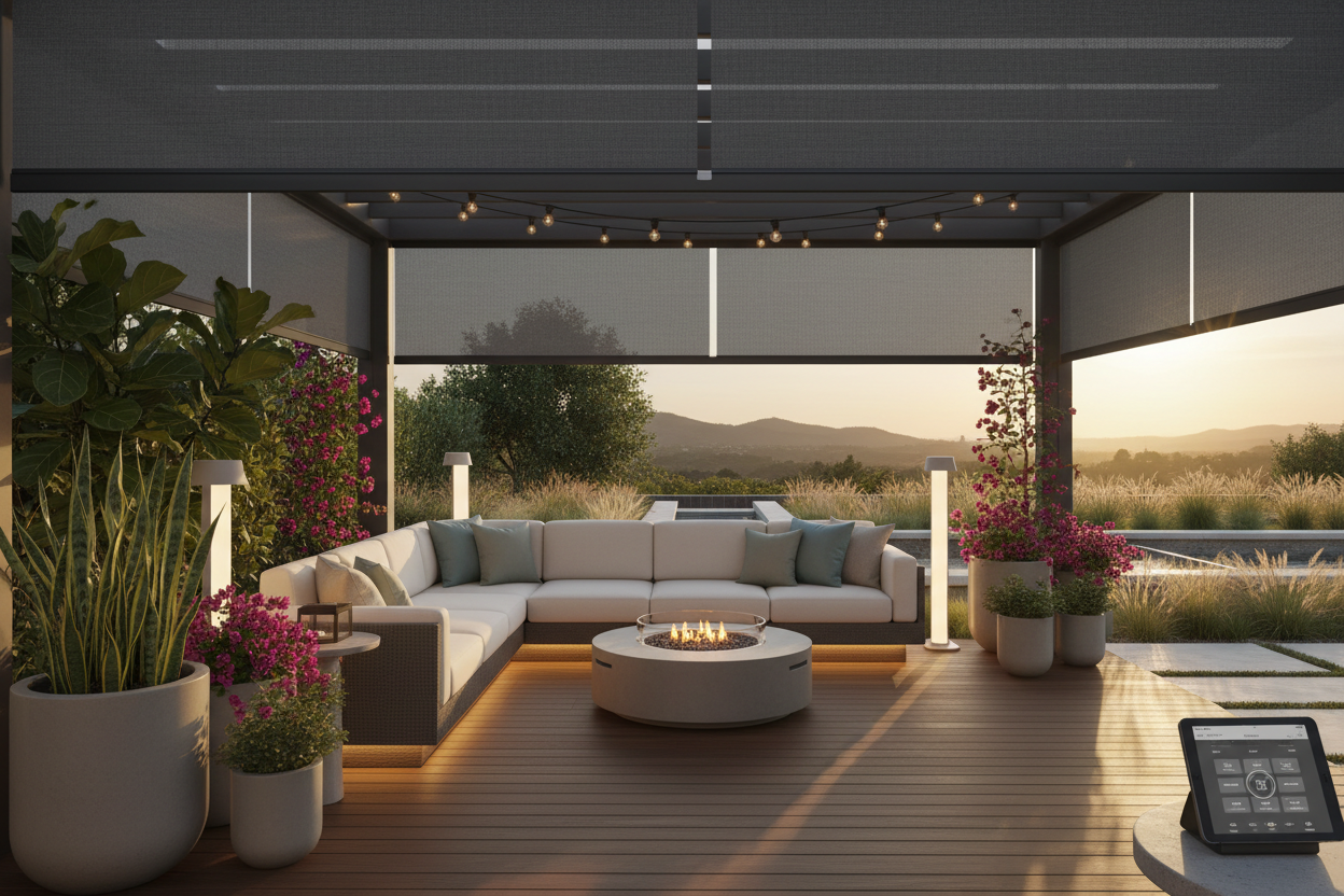 Transform Your Patio with Smart Outdoor Shades