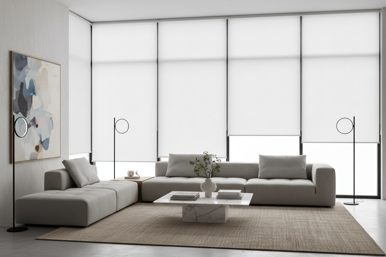 Transform Your Space with 45-Inch Roller Shades