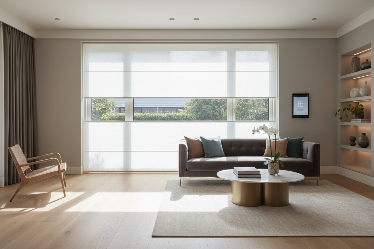 Transform Your Windows with Motorized Top-Down Bottom-Up Shades