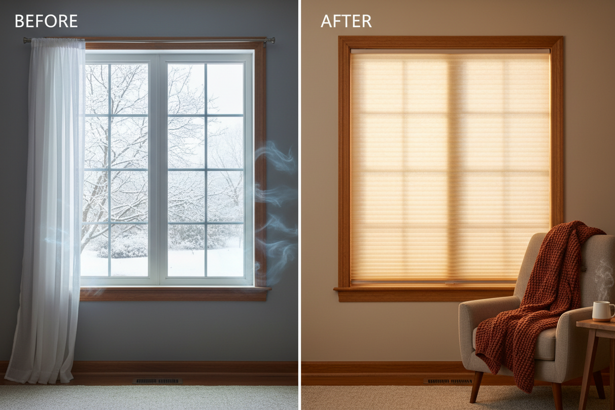 Transforming My Drafty Windows: A Real Look at Bali Cellular Shades