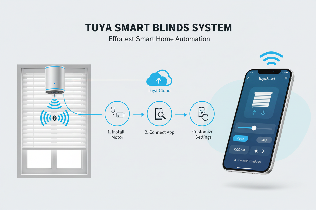 Tuya Smart Blinds Made Simple: How to Choose the Right Motor and App Setup