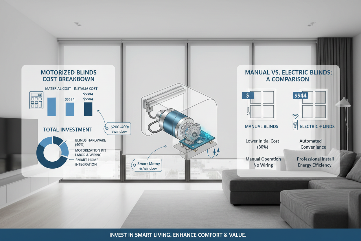 Understanding the Real Costs of Motorized and Electric Blinds