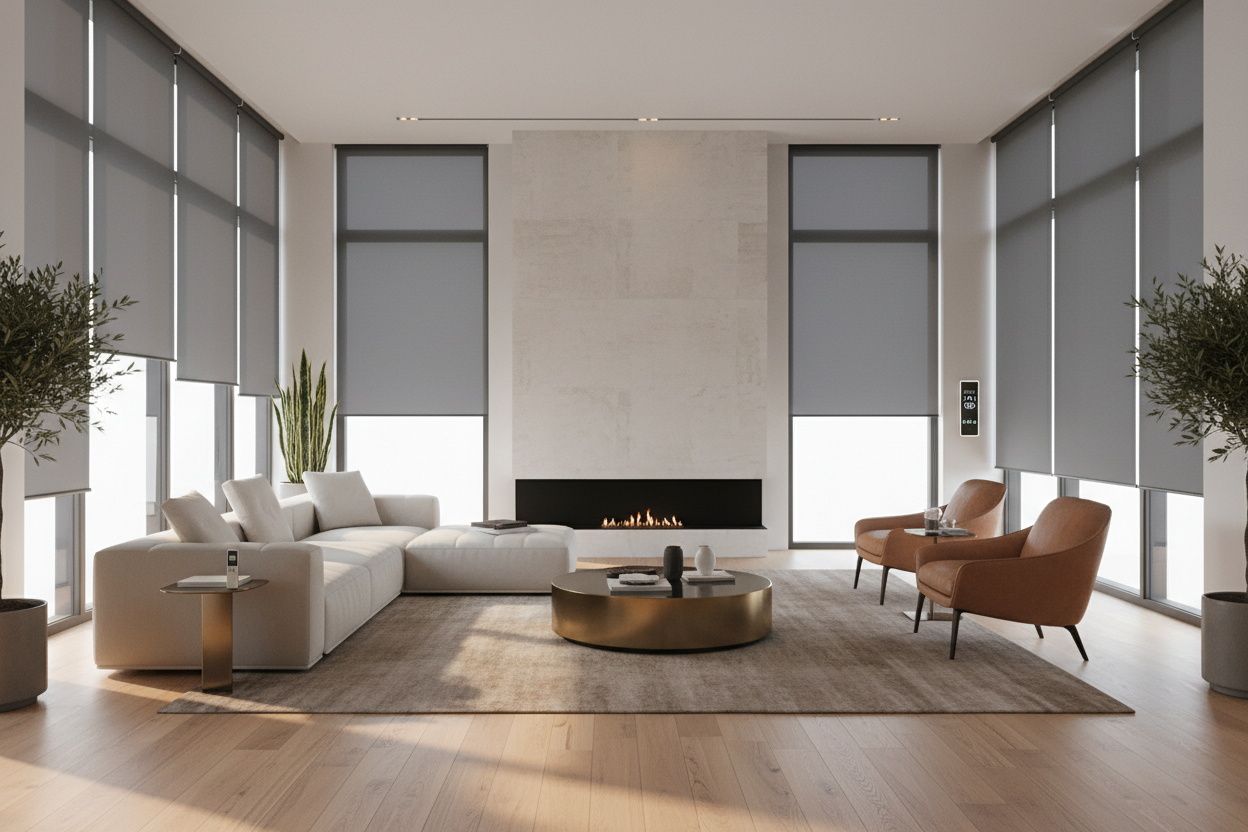 Upgrade Your Home with Motorized Roller Shades for Convenience and Style