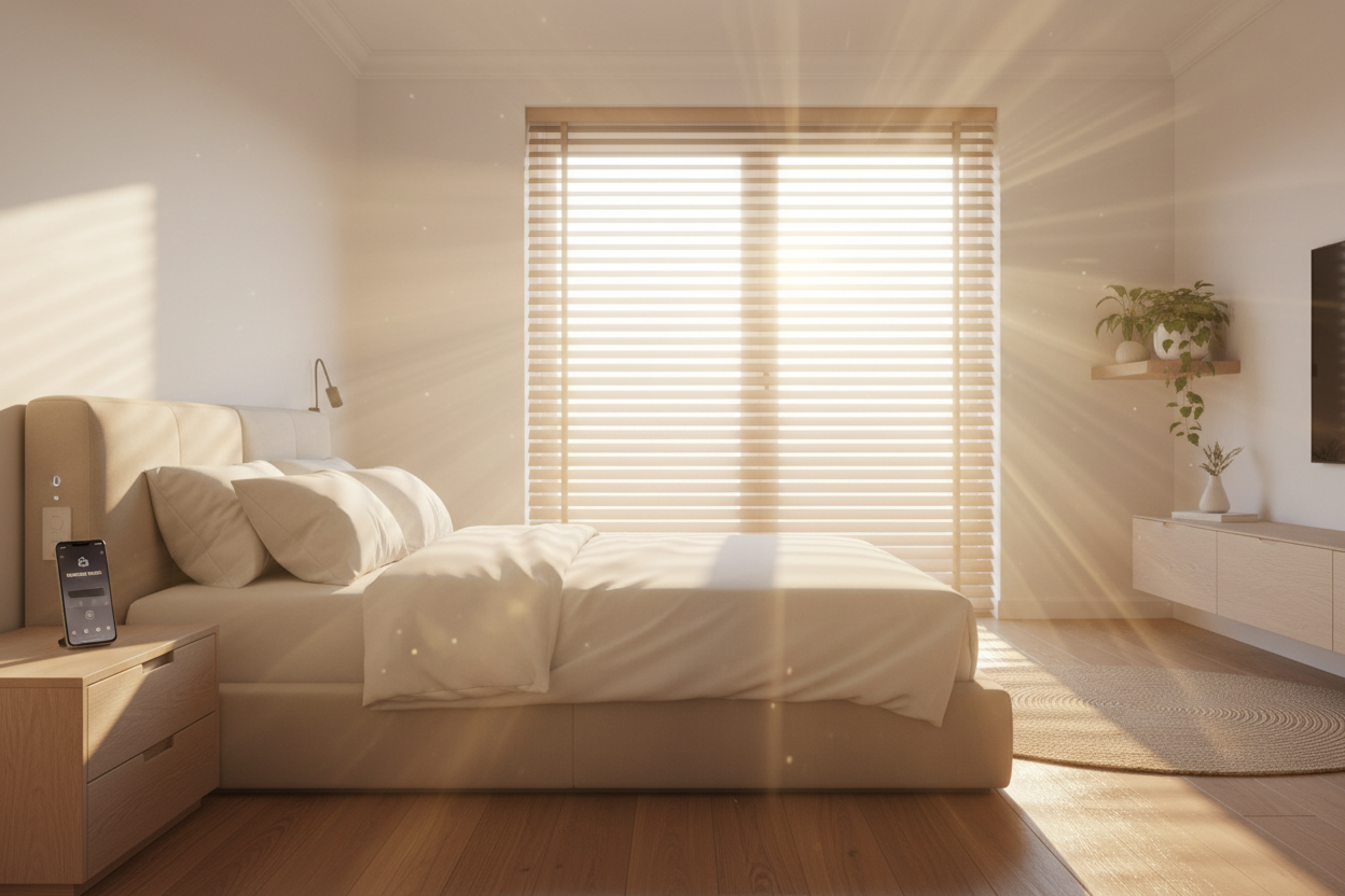 Wake Up Naturally: The Smart Modern Blinds Setup