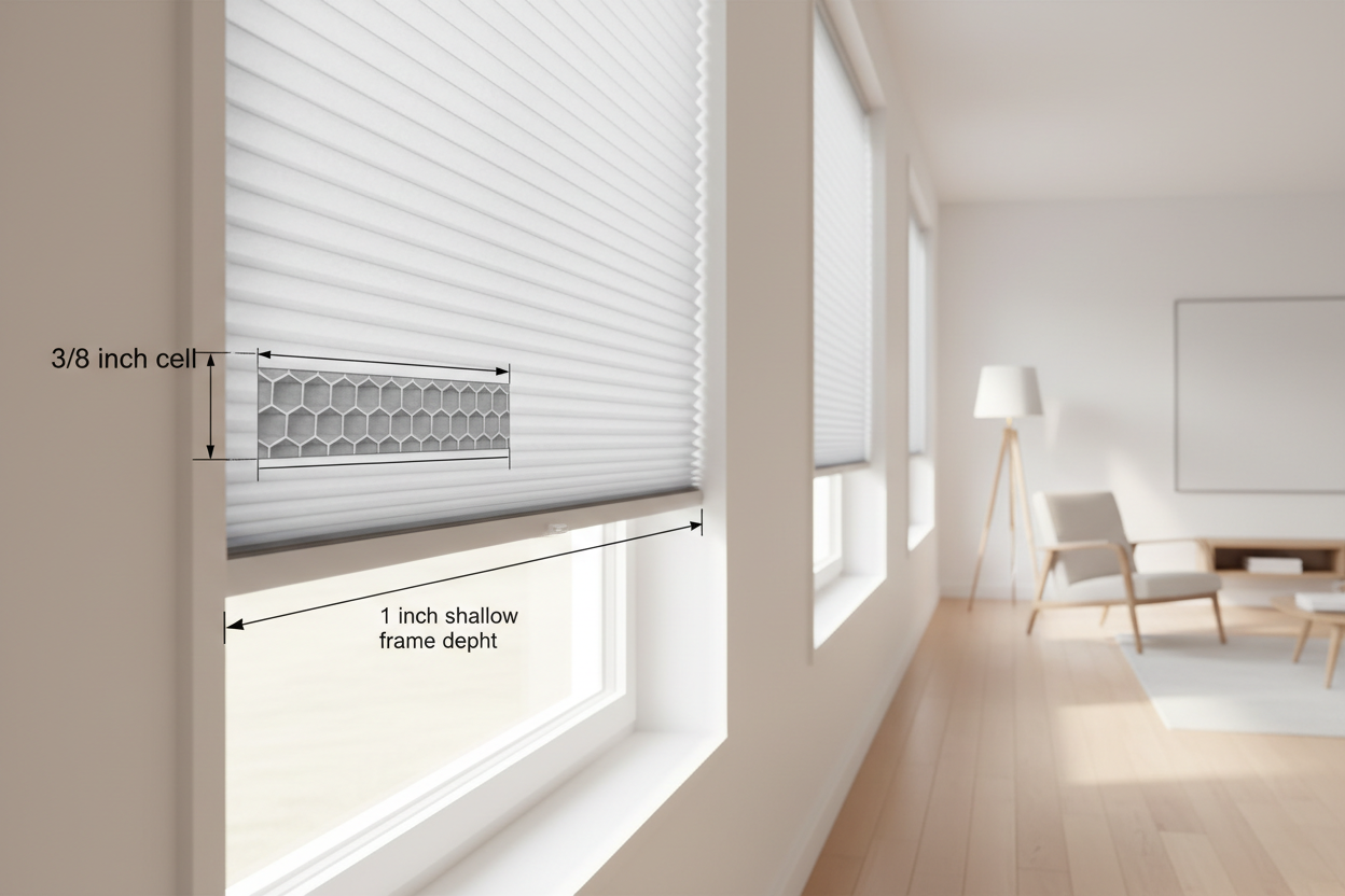 Why 3/8 Cellular Shades Are the Best Fix for Shallow Windows – Weffort