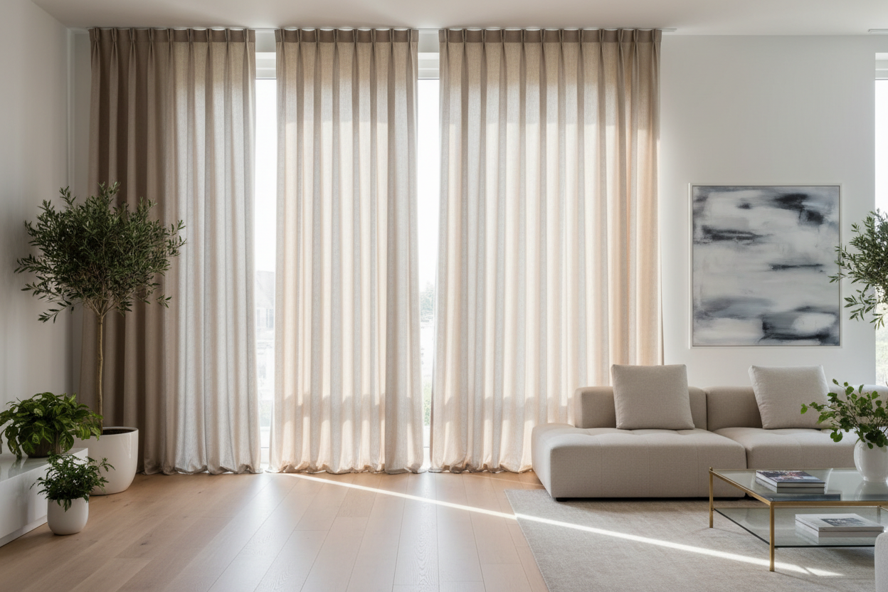 Why Ceiling-Mounted Curtains Are the Designer Secret Your Windows Deserve
