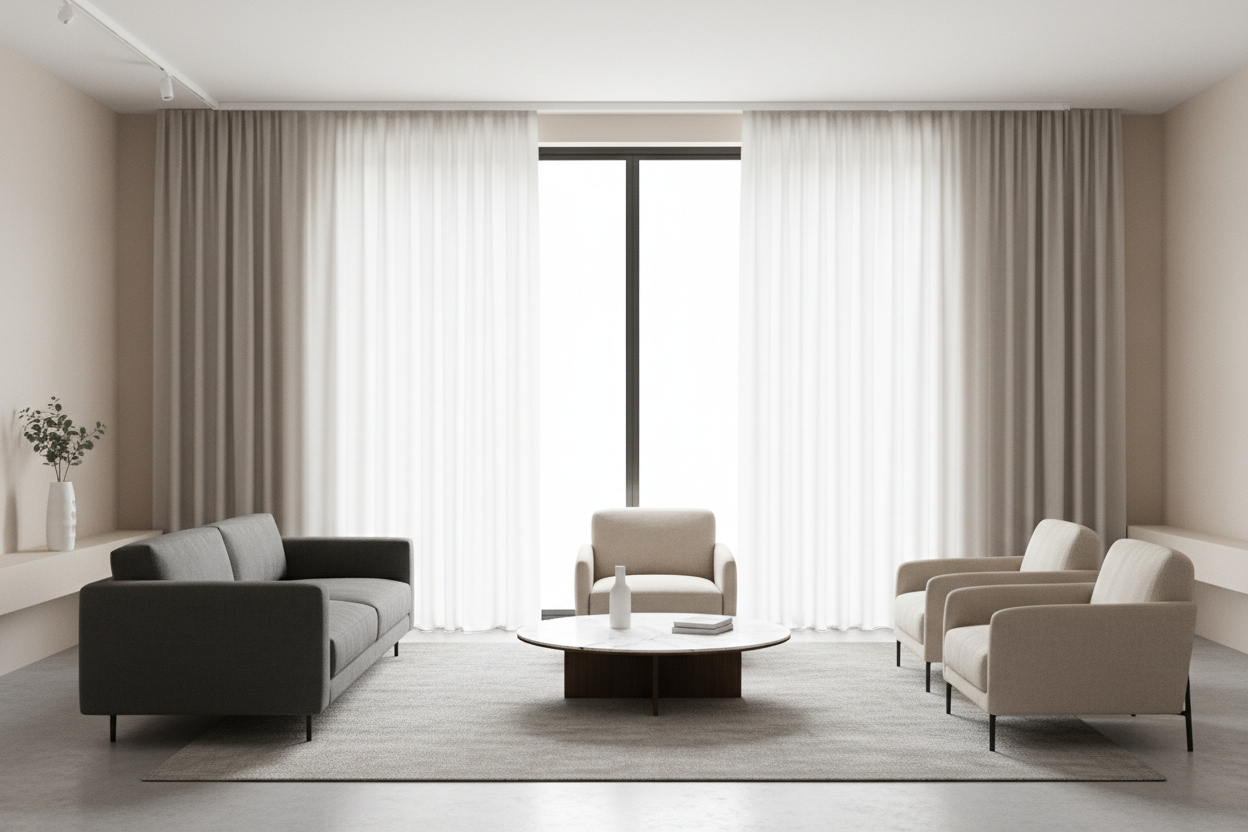 Why Flush Mount Curtain Rods Are the Secret to a Cleaner, More Modern Window Treatment