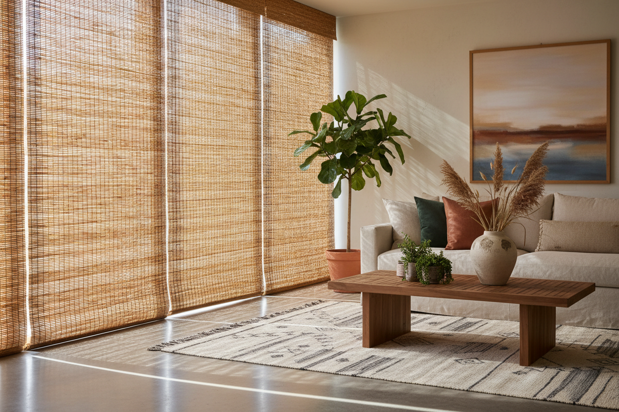 Why Interior Designers Are Returning to Natural Woven Shades