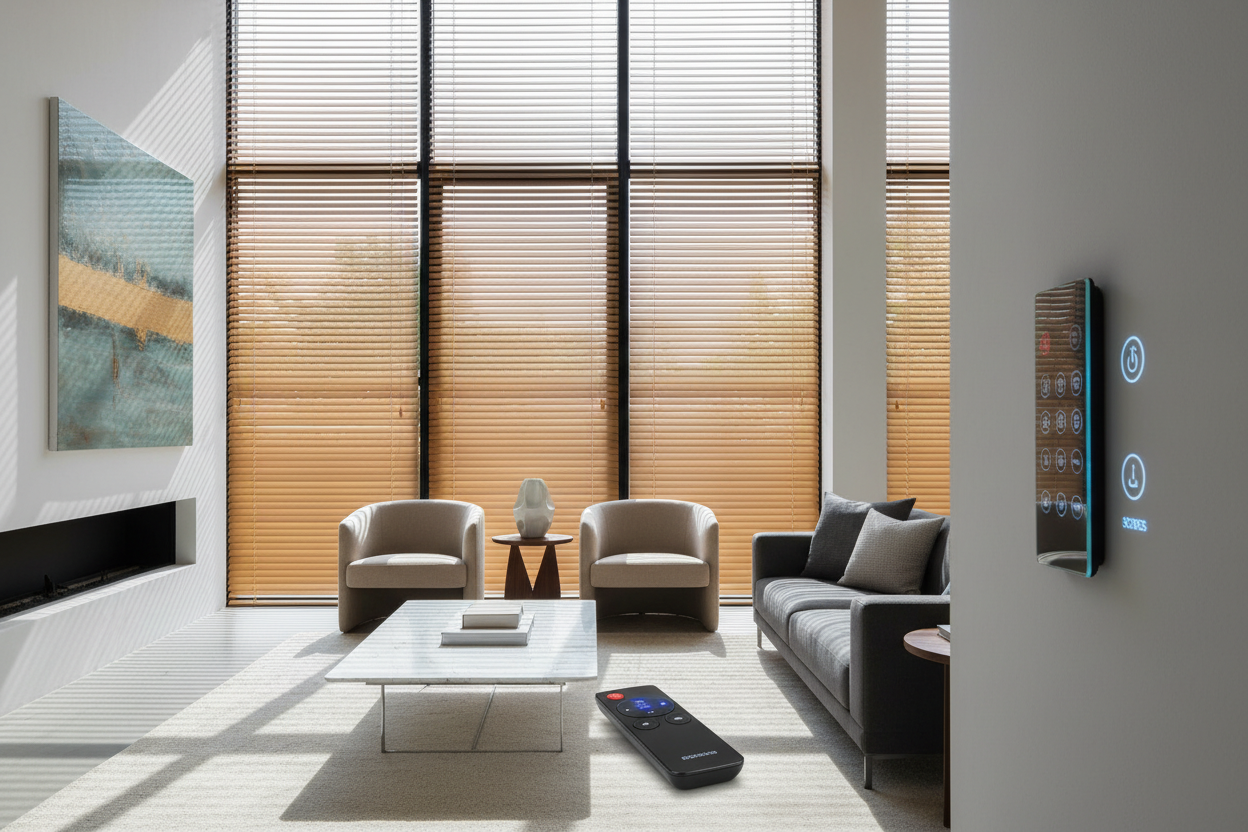 Why Motorized Faux Wood Blinds Are a Smart Choice for Your Home