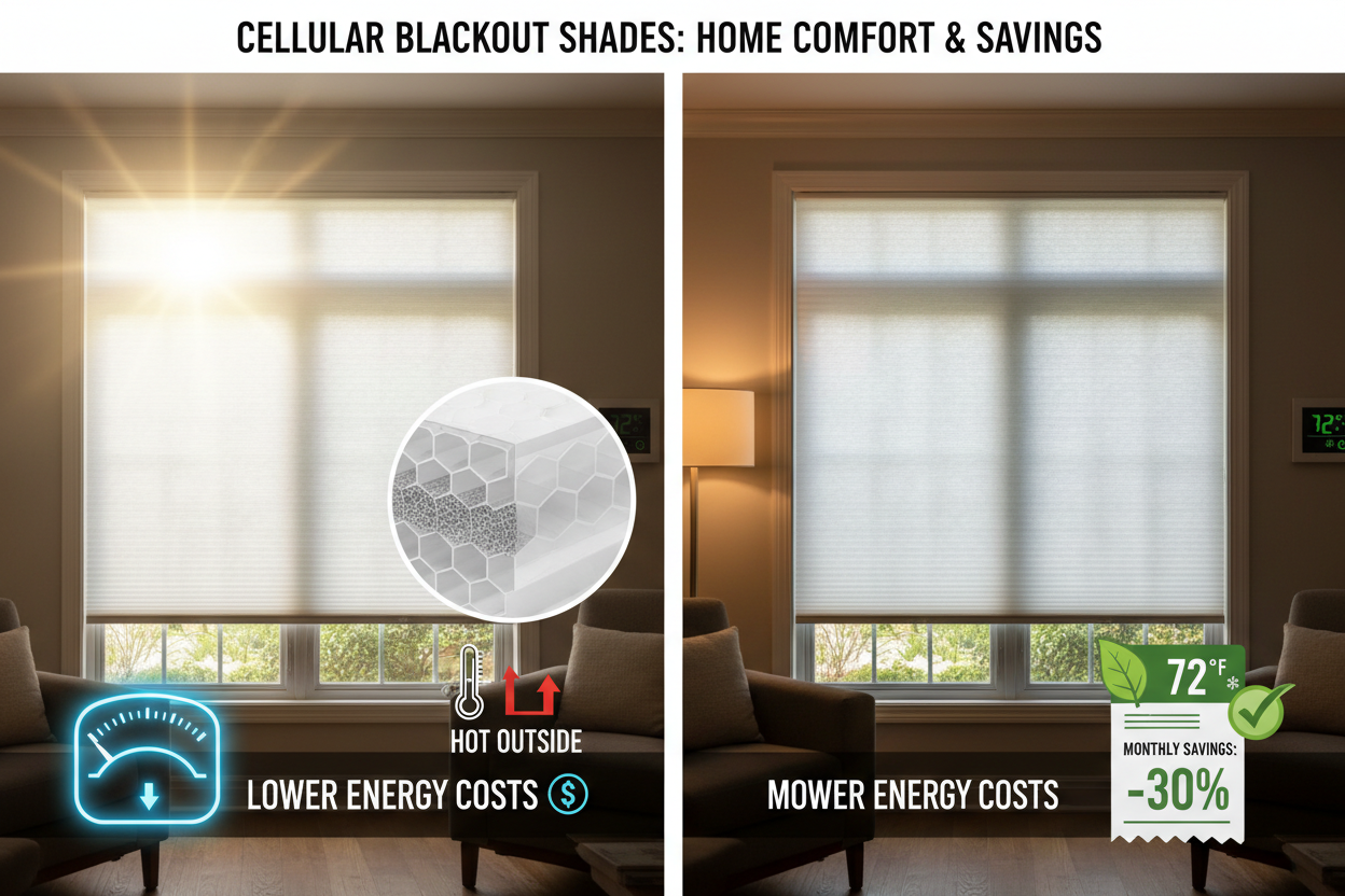 Why My Energy Bill Dropped After Installing Cellular Blackout Shades