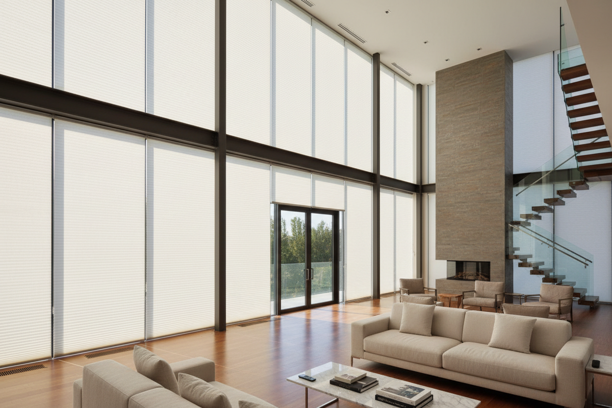 Why Size Matters: The Underrated Power of 1 1/4" Cellular Shades for Large Windows